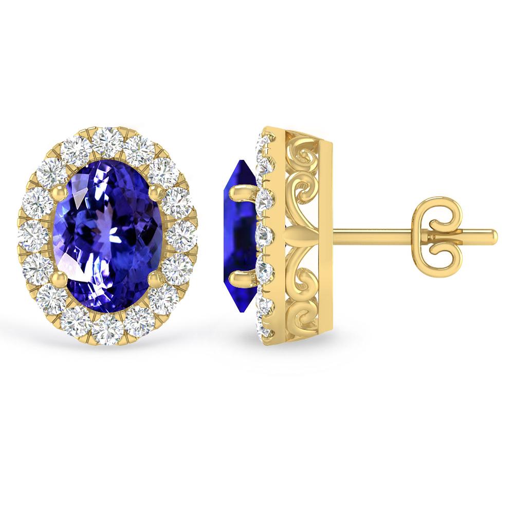 Yellow Gold - Tanzanite