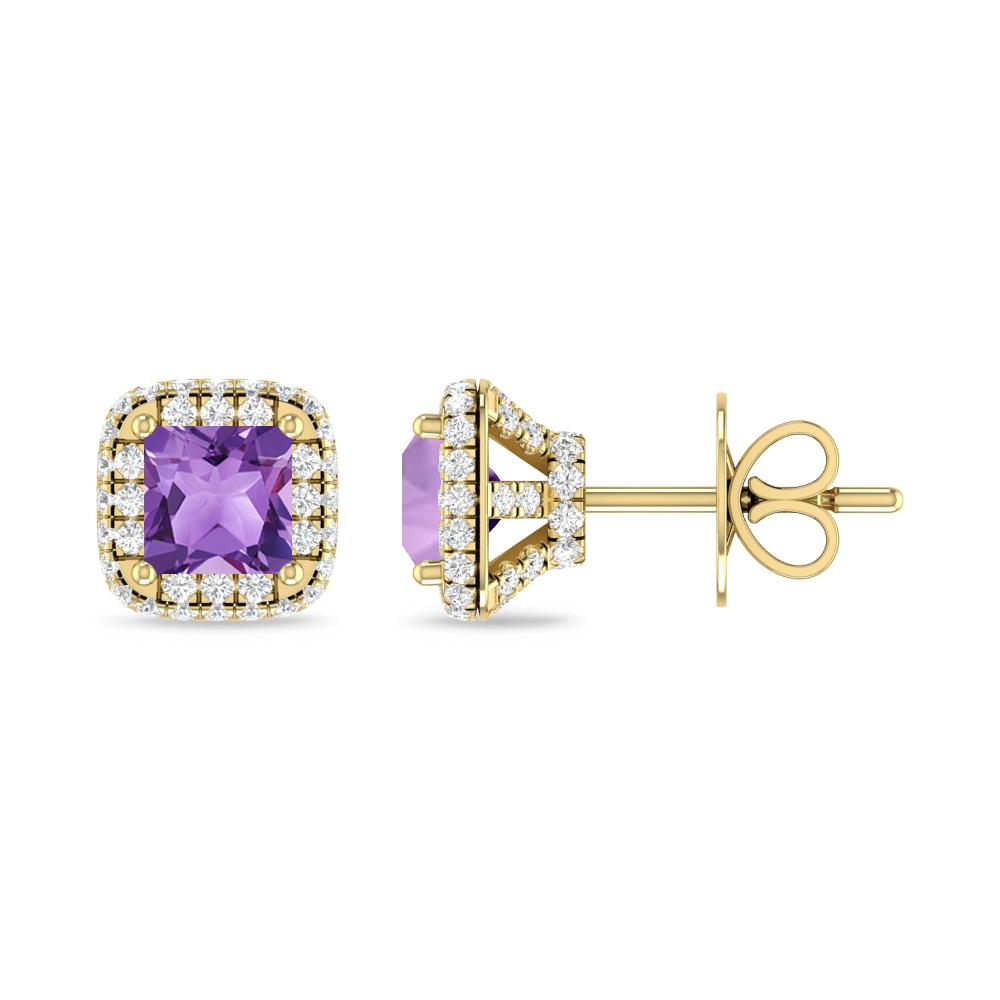 Yellow Gold - Amethyst