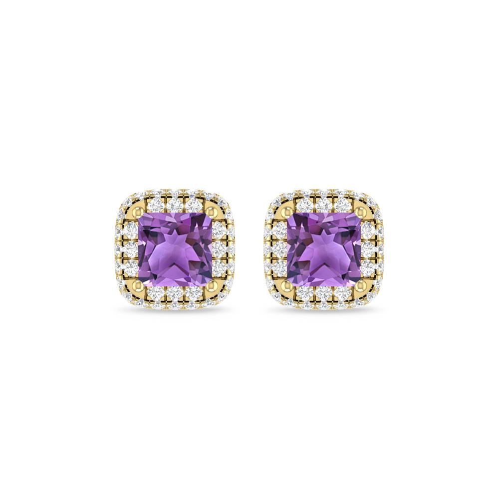Yellow Gold - Amethyst