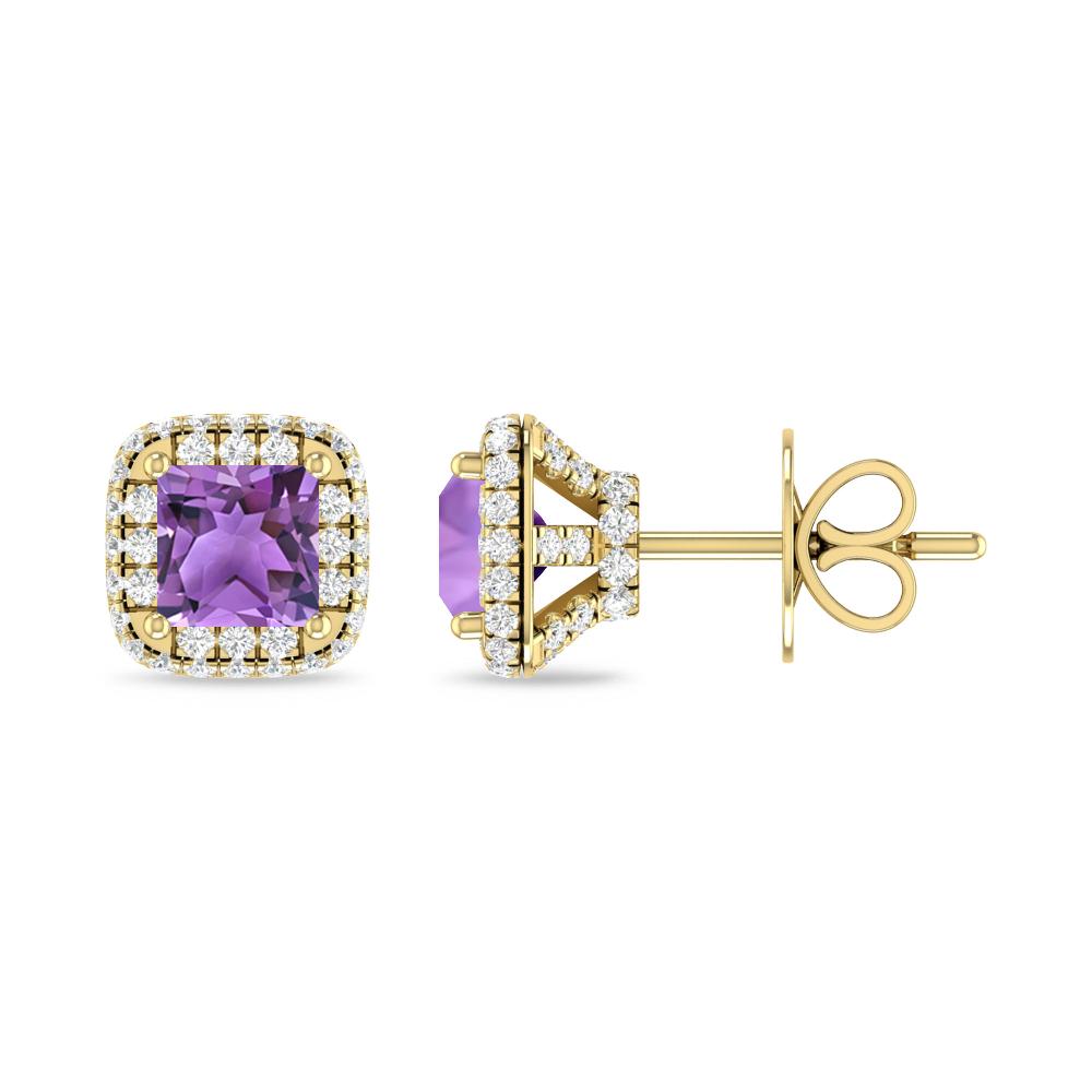 Yellow Gold - Amethyst