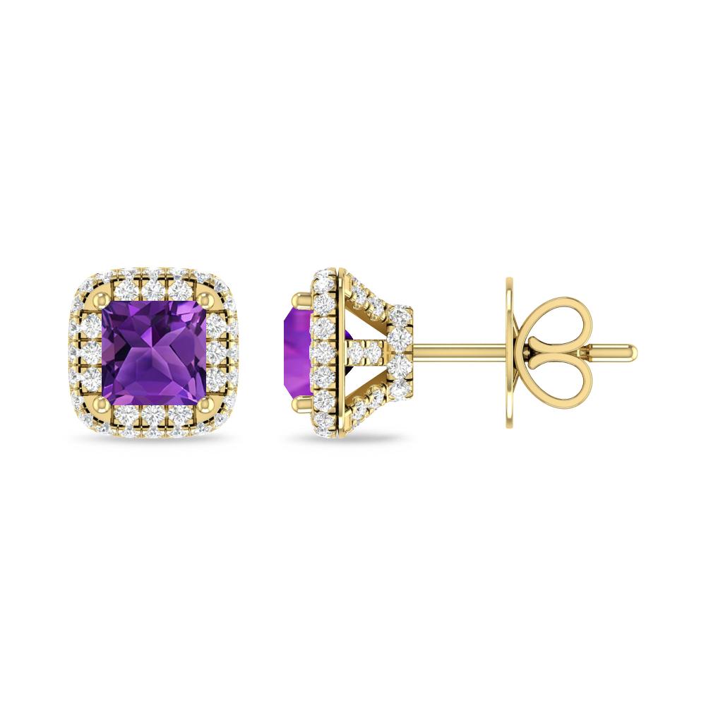 Yellow Gold - Amethyst
