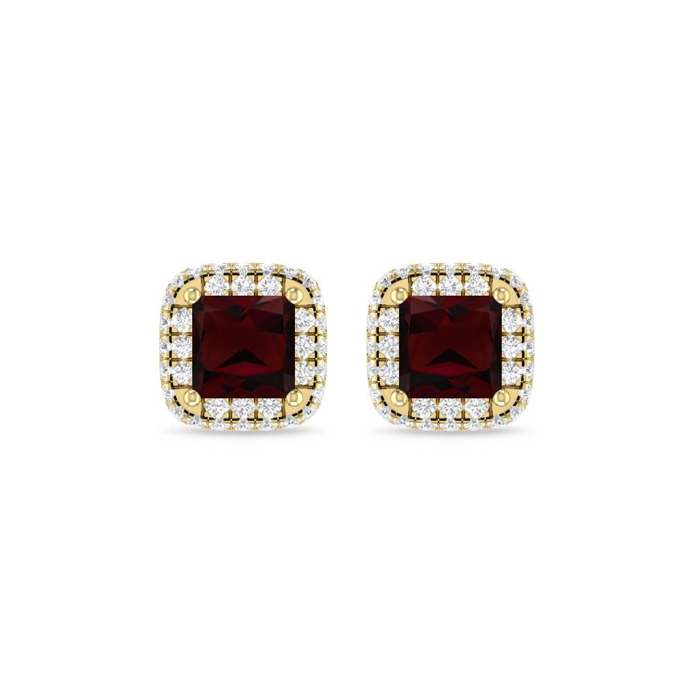 Yellow Gold - Garnet