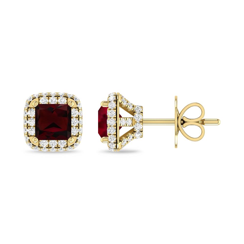 Yellow Gold - Garnet