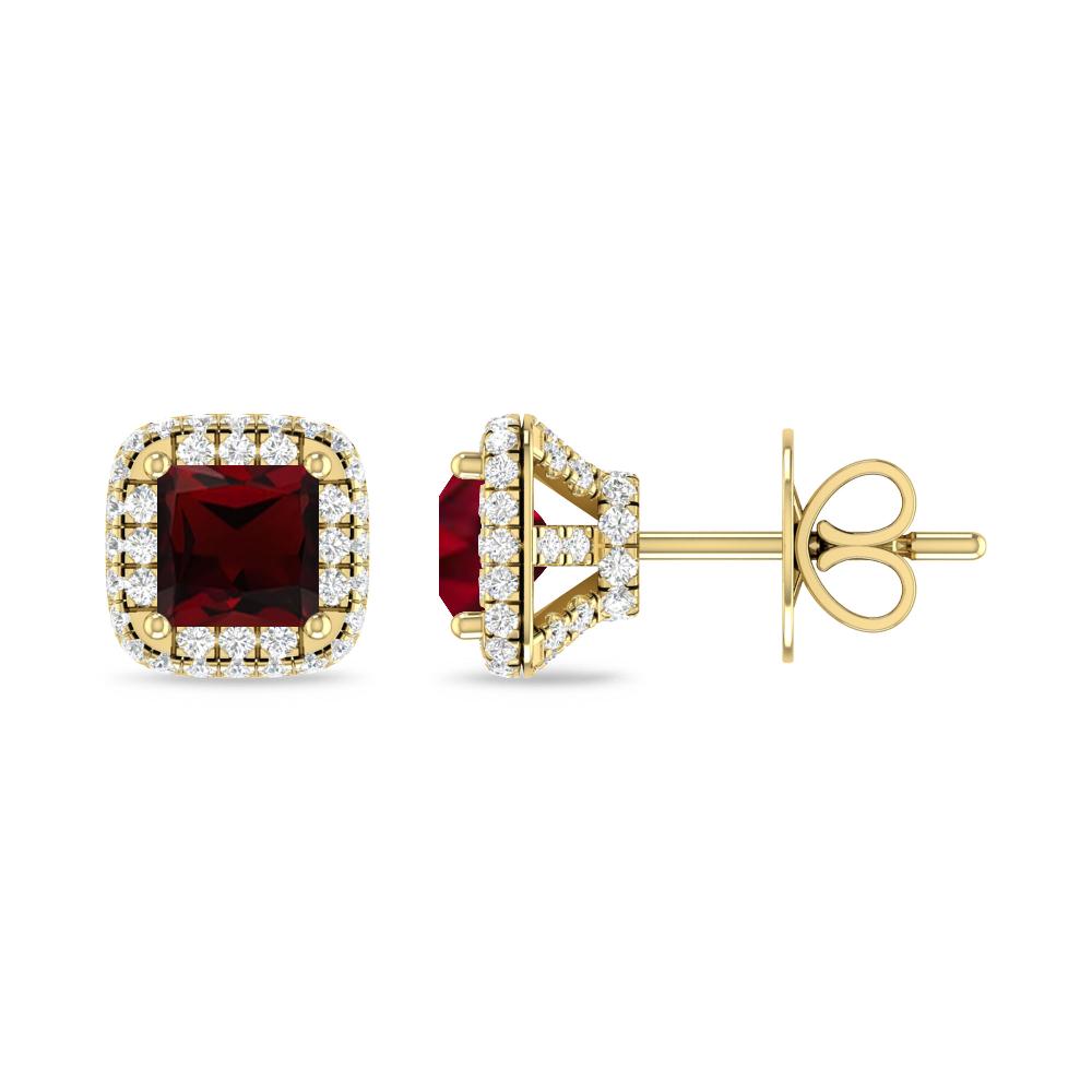 Yellow Gold - Garnet