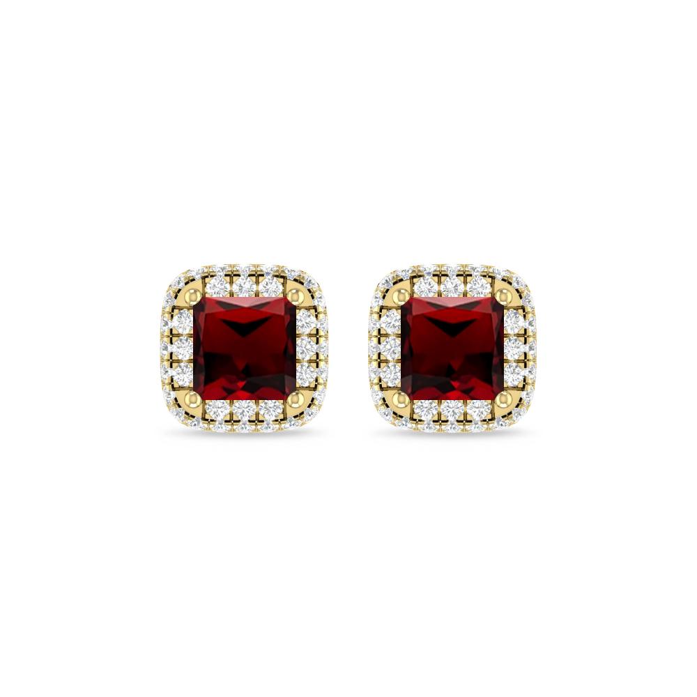 Yellow Gold - Garnet