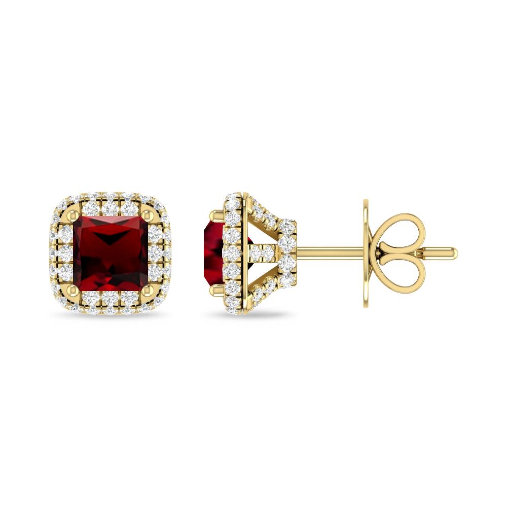 Yellow Gold - Garnet