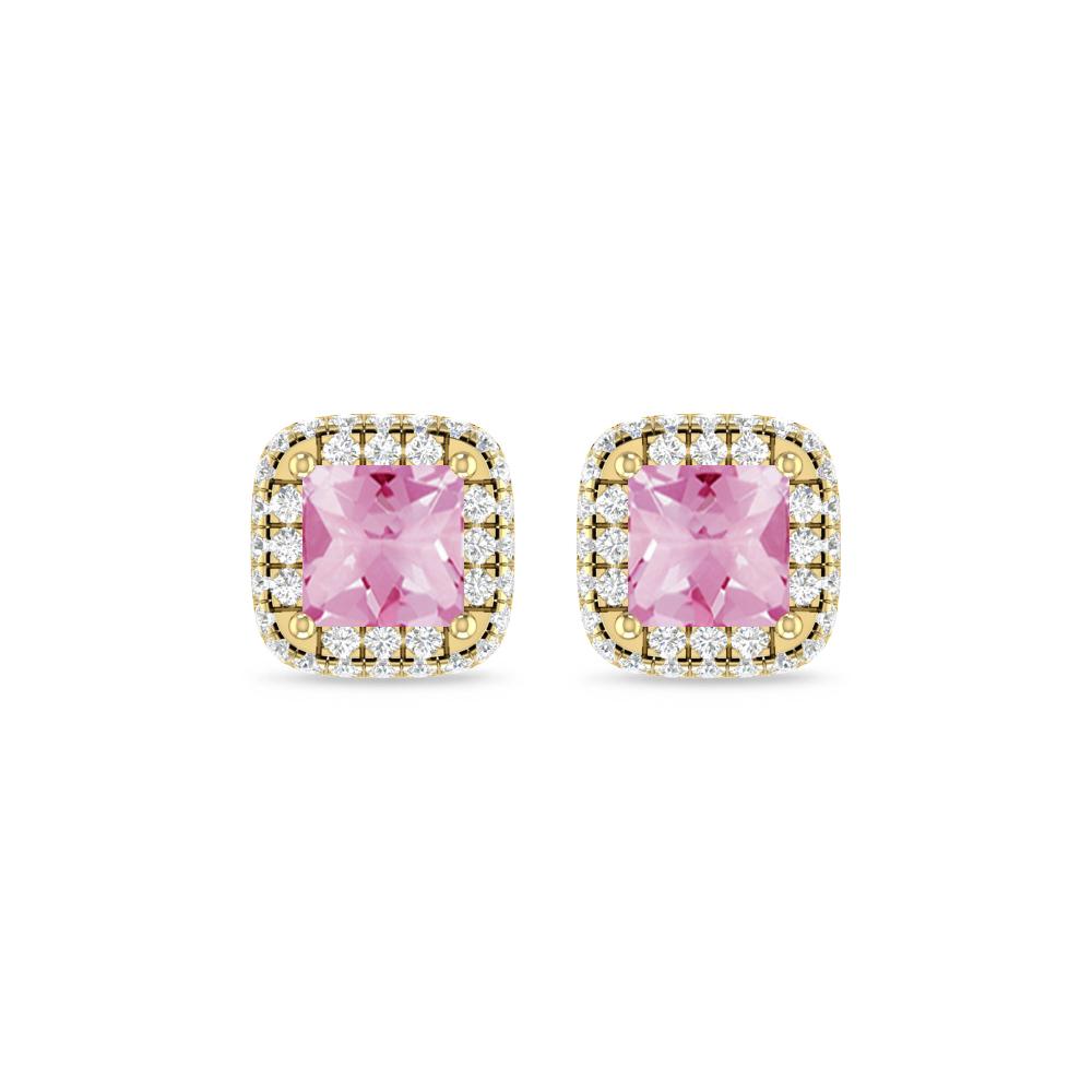 Yellow Gold - Pink Tourmaline