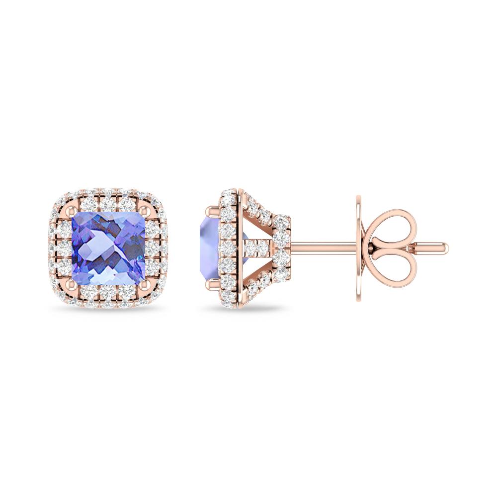 Rose Gold - Tanzanite