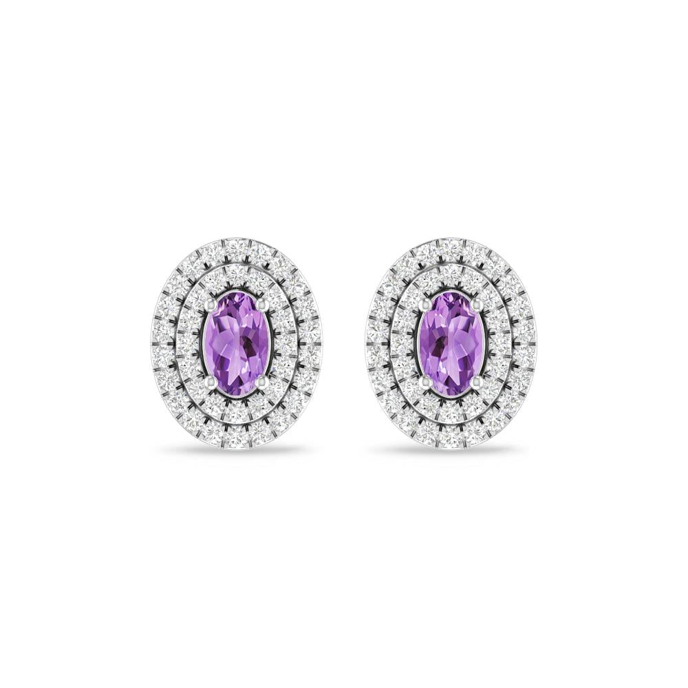 White Gold - Amethyst