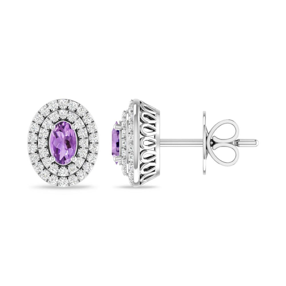 White Gold - Amethyst