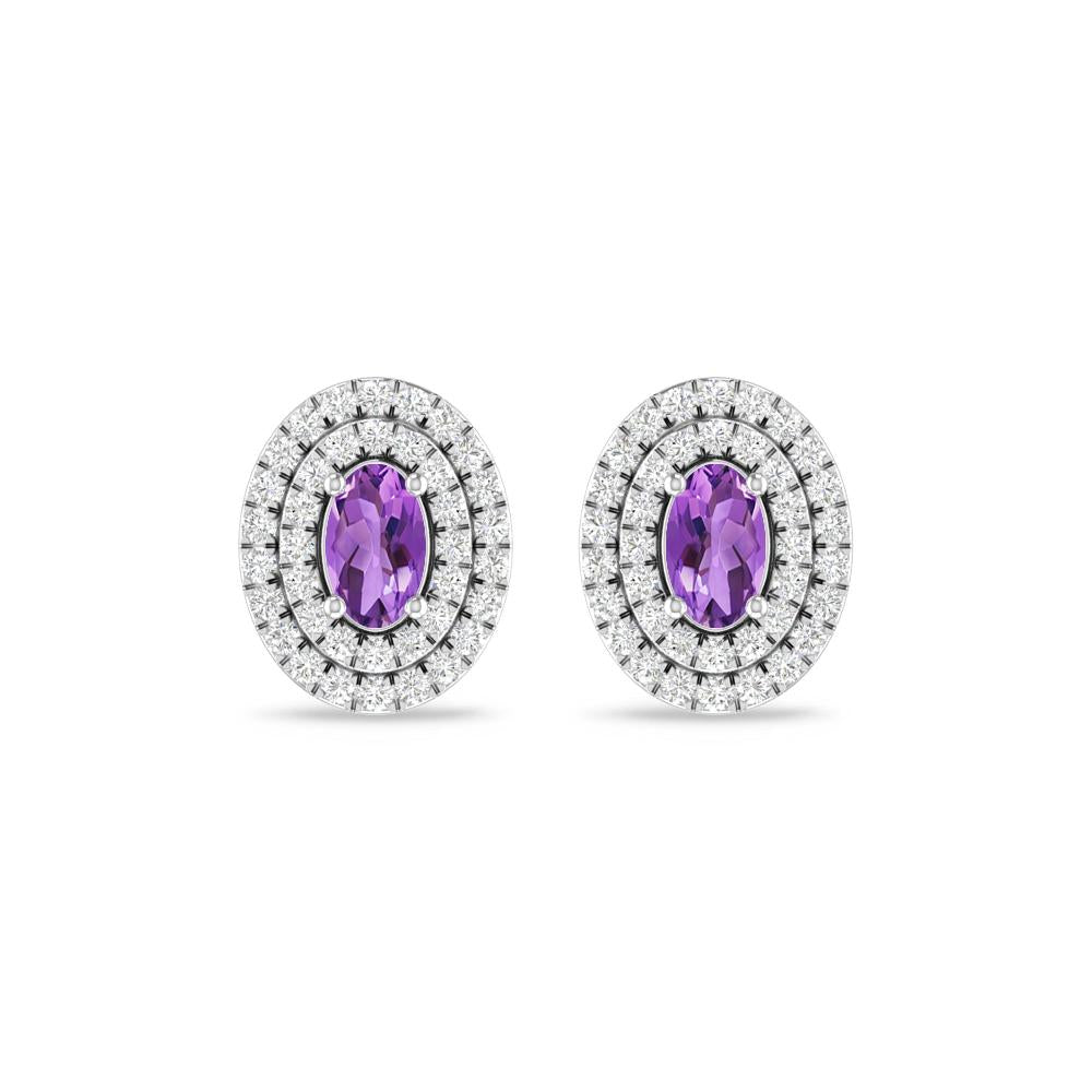 White Gold - Amethyst