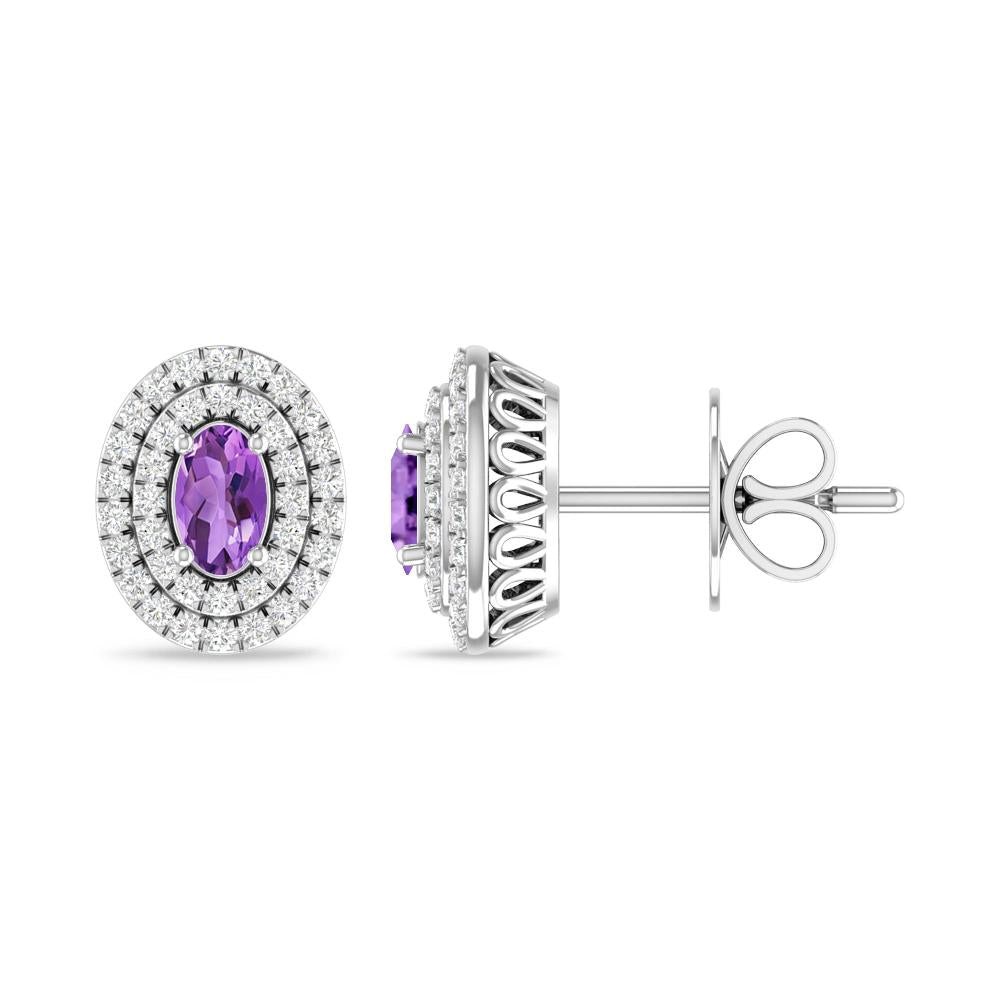 White Gold - Amethyst