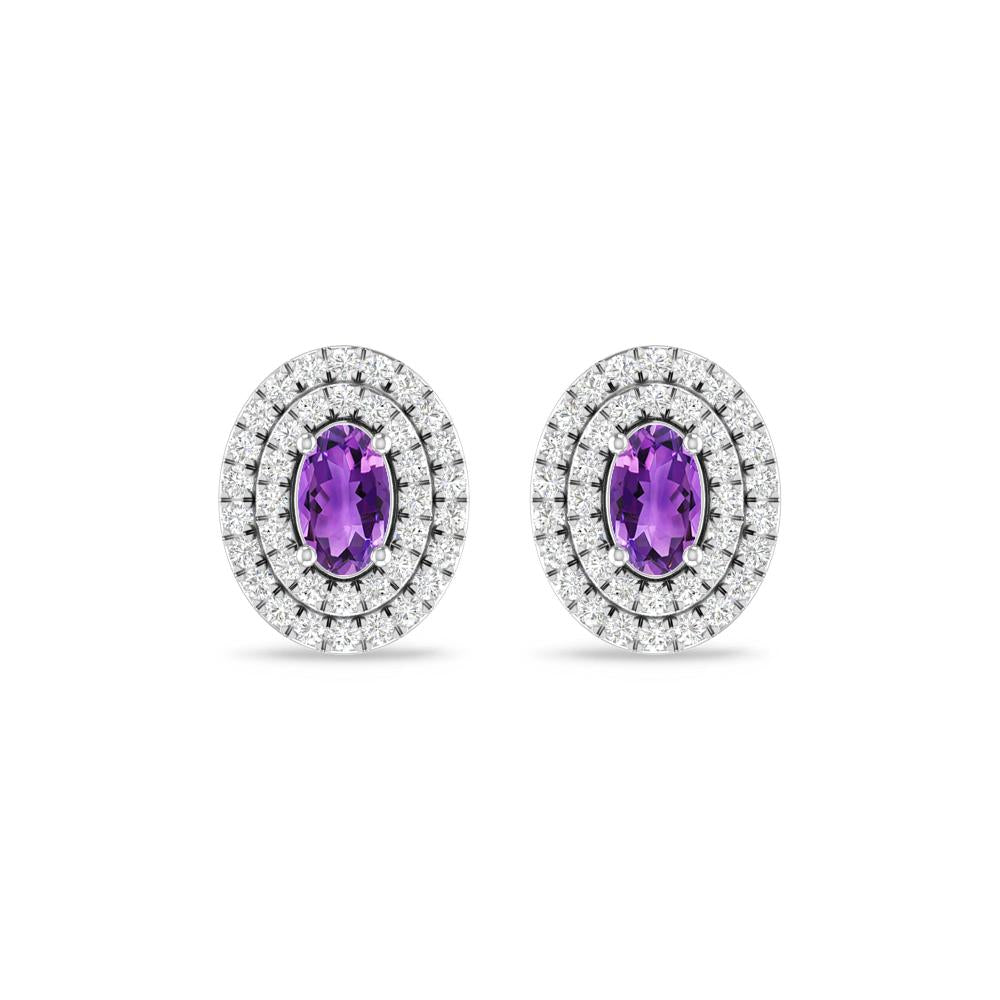 White Gold - Amethyst