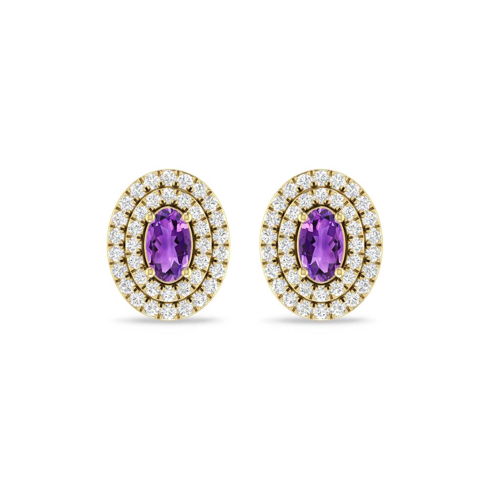 Yellow Gold - Amethyst