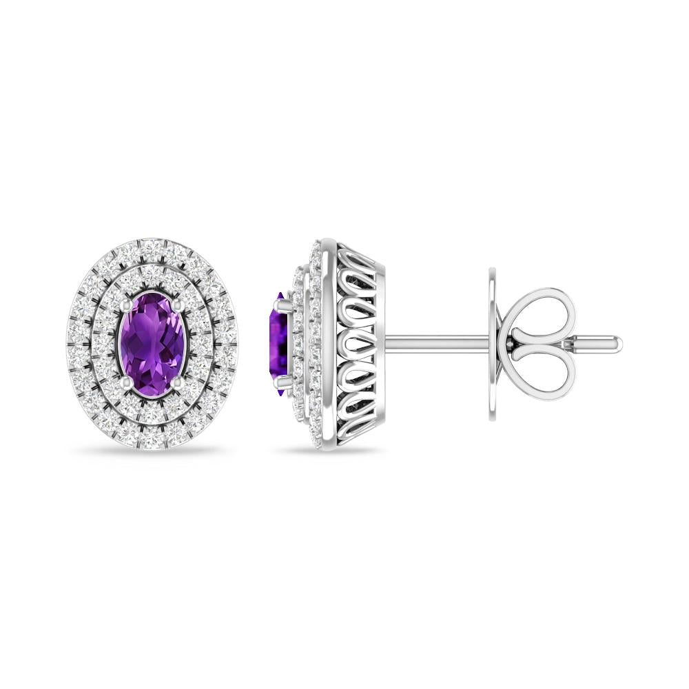 White Gold - Amethyst