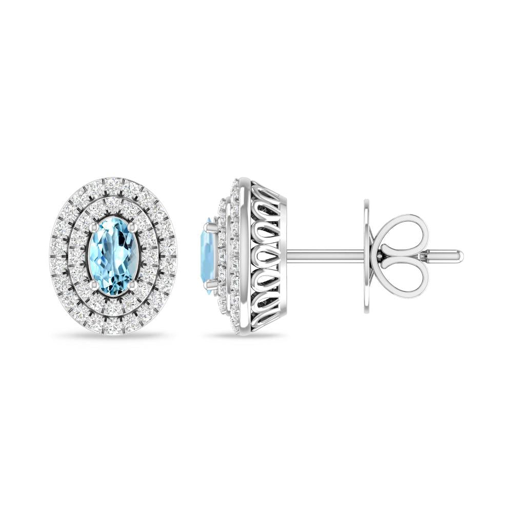 White Gold - Aquamarine
