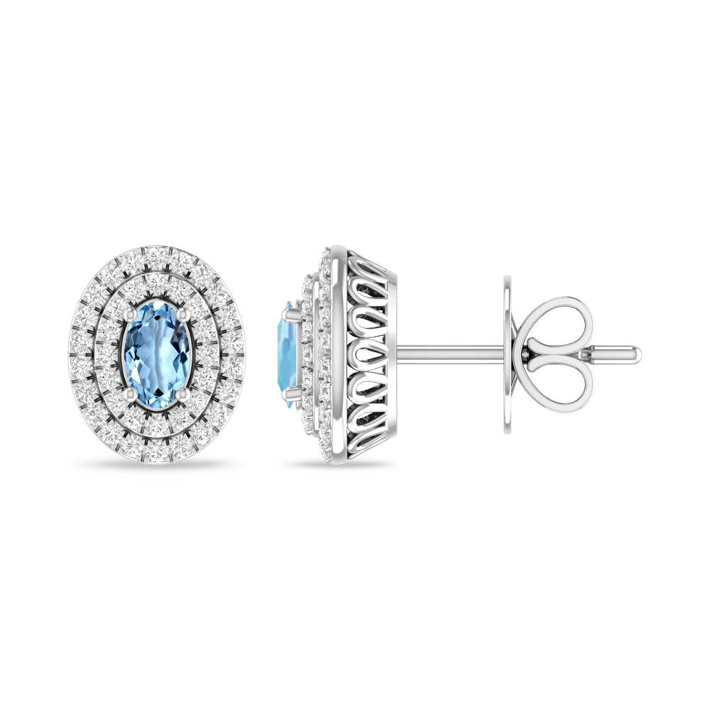 White Gold - Aquamarine