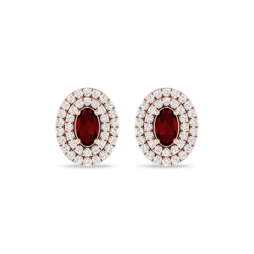 Rose Gold - Garnet