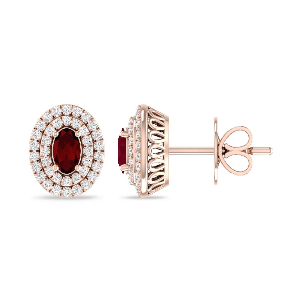 Rose Gold - Garnet