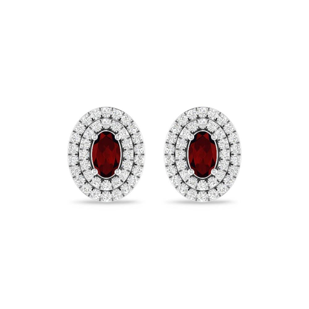 White Gold - Garnet