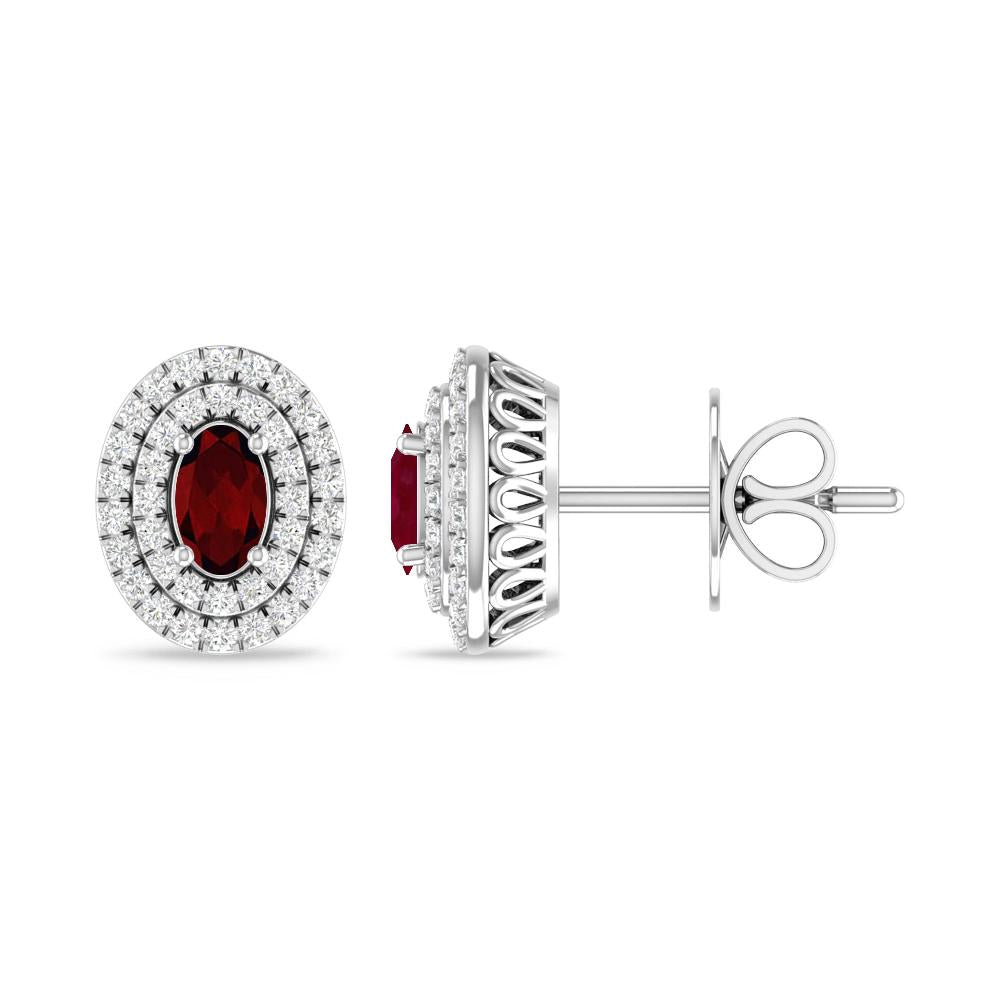 White Gold - Garnet