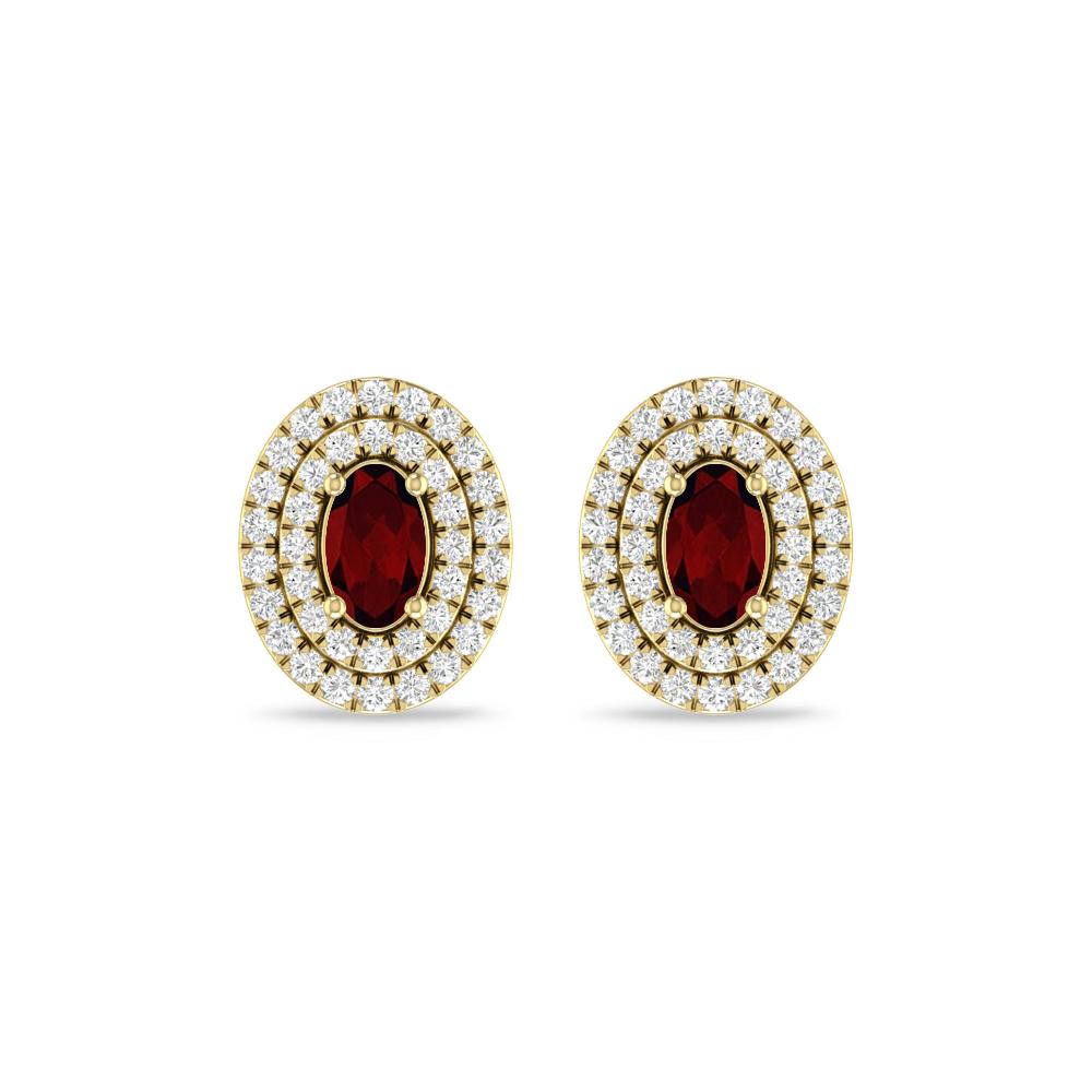 Yellow Gold - Garnet