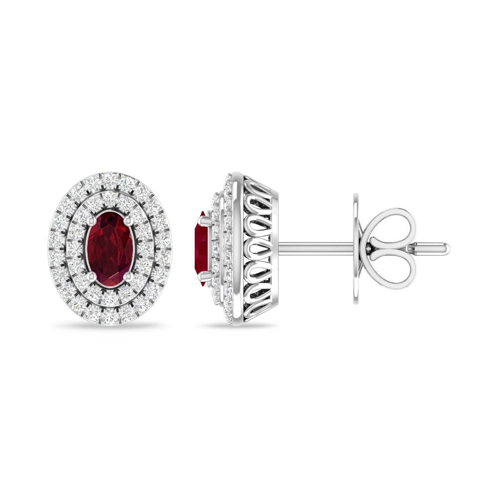 White Gold - Garnet