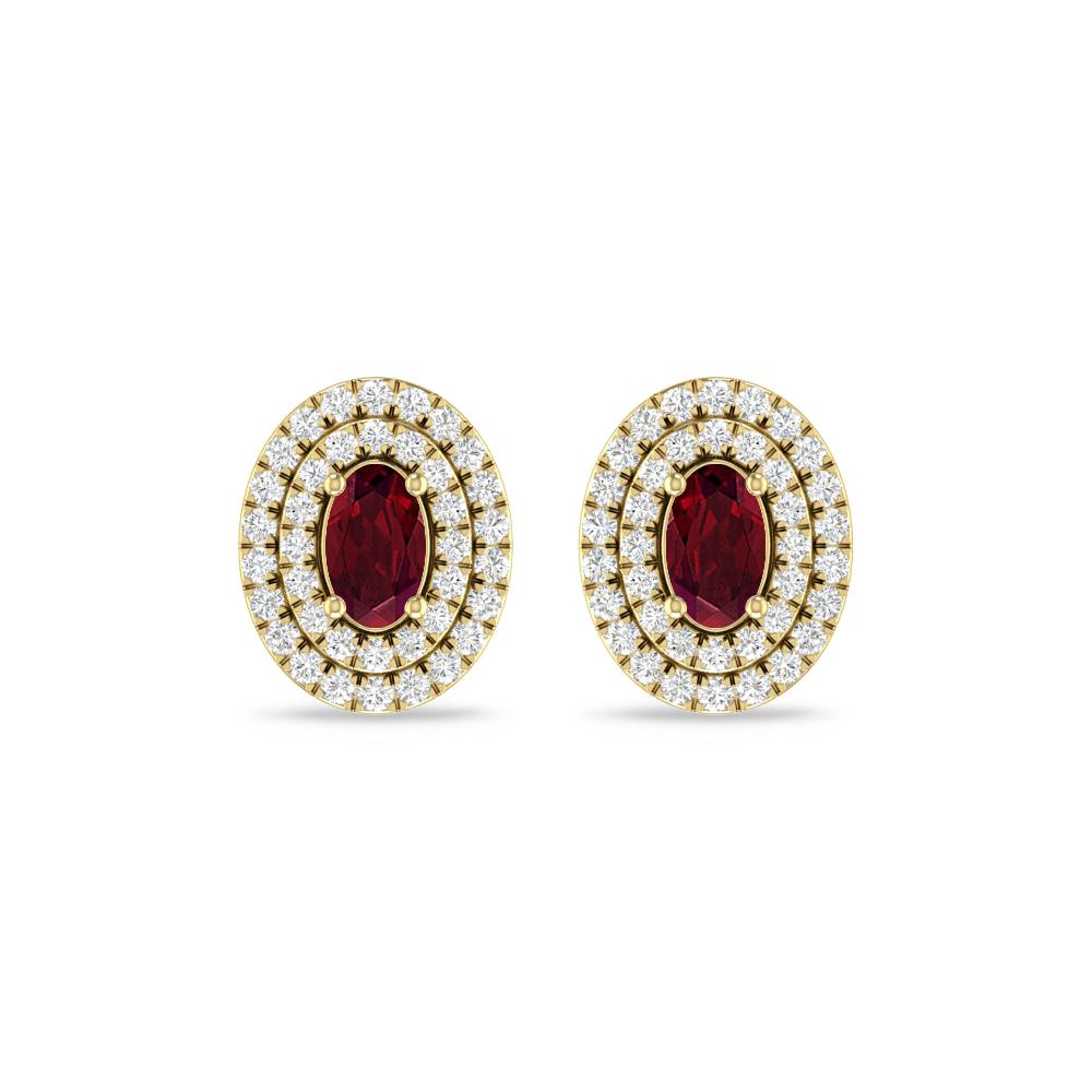 Yellow Gold - Garnet