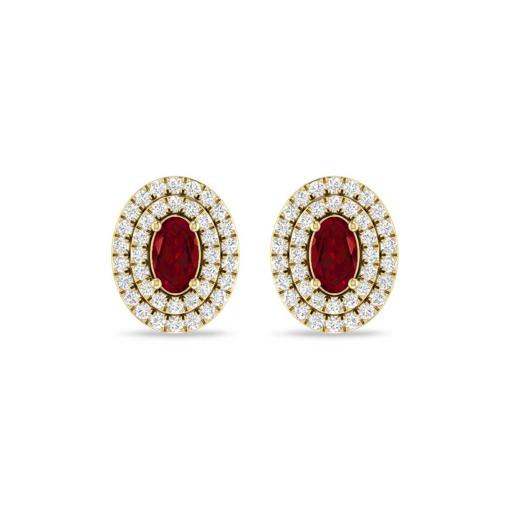 Yellow Gold - Garnet