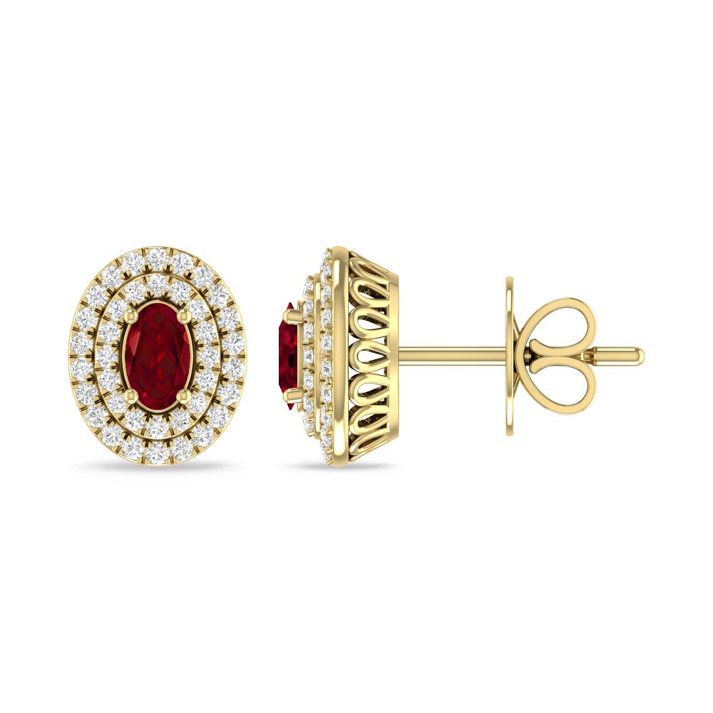 Yellow Gold - Garnet
