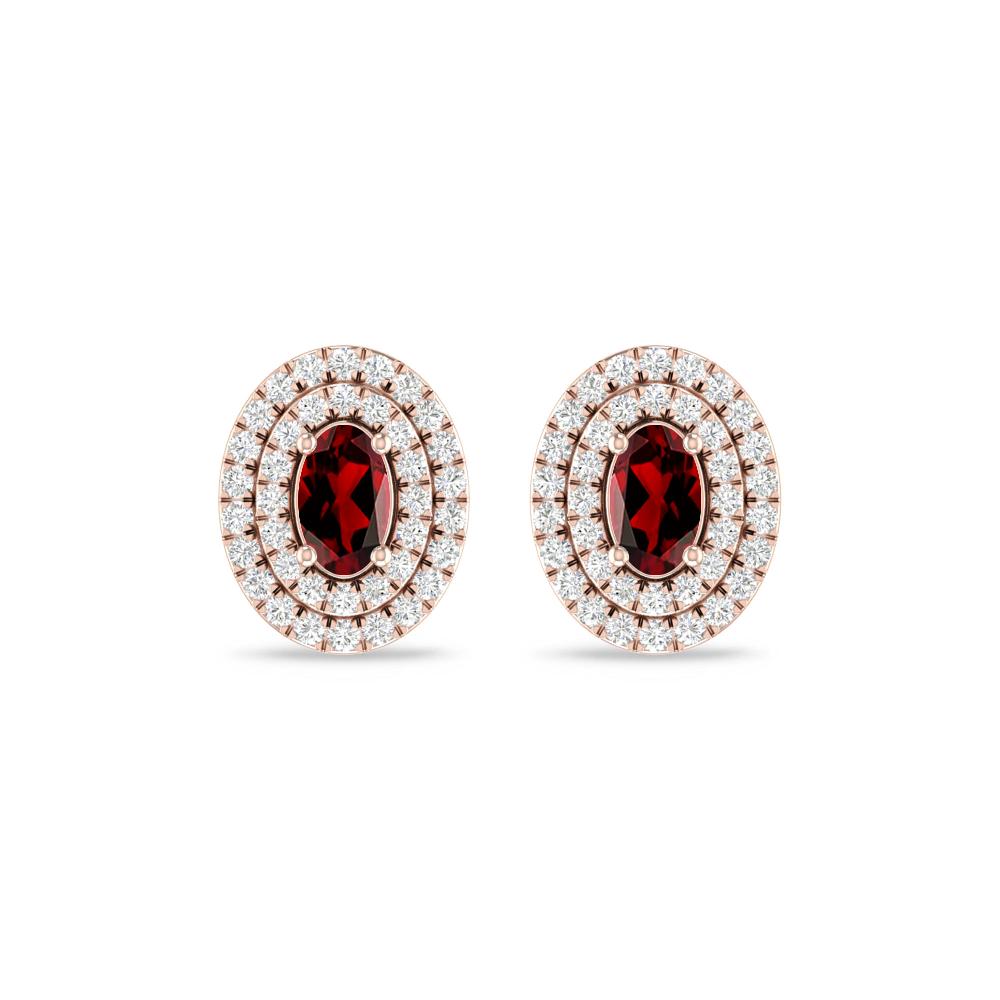 Rose Gold - Garnet