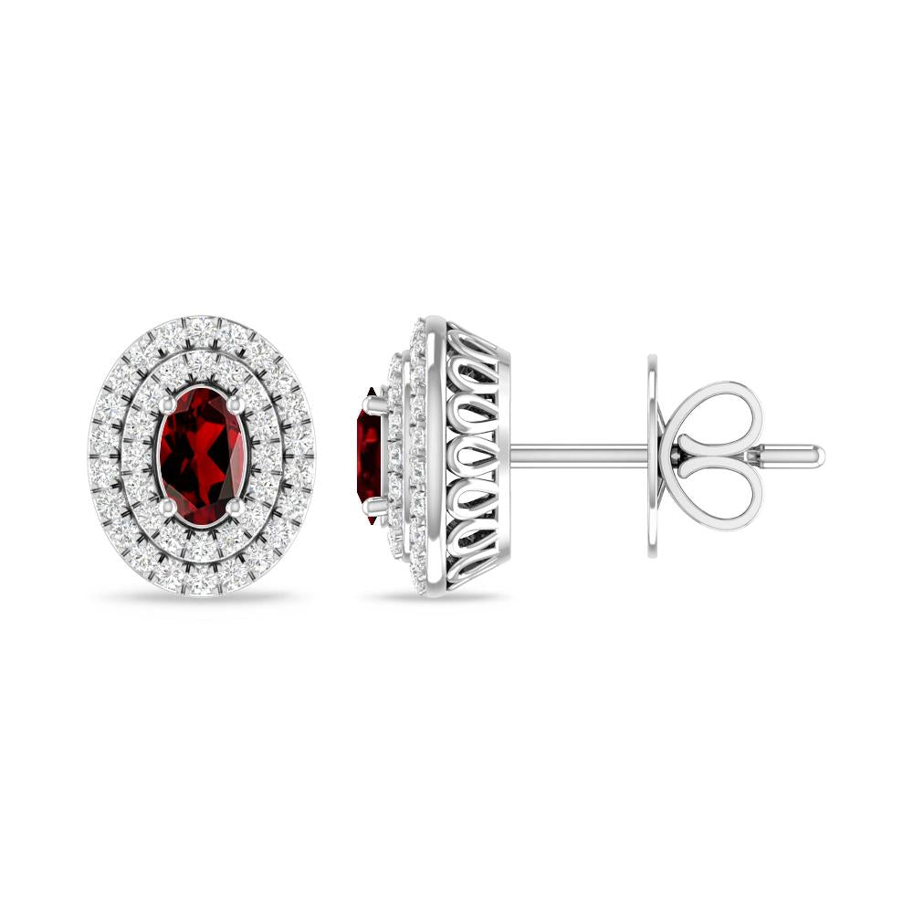 White Gold - Garnet
