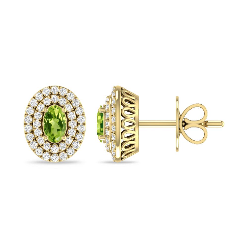 Yellow Gold - Peridot
