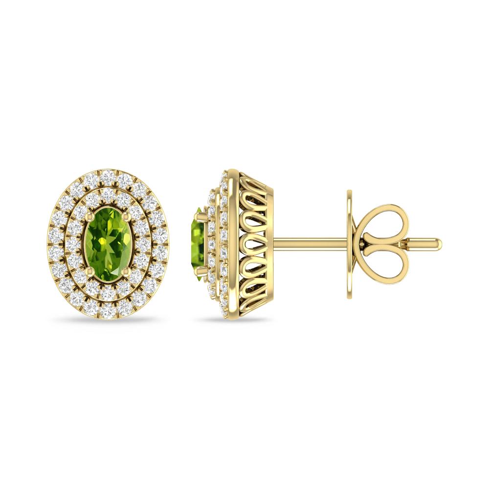 Yellow Gold - Peridot