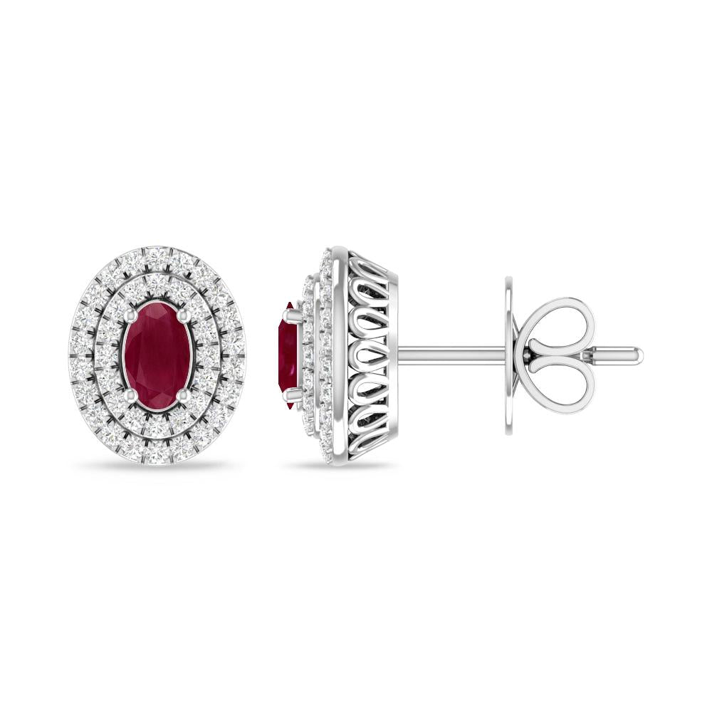 White Gold - Ruby