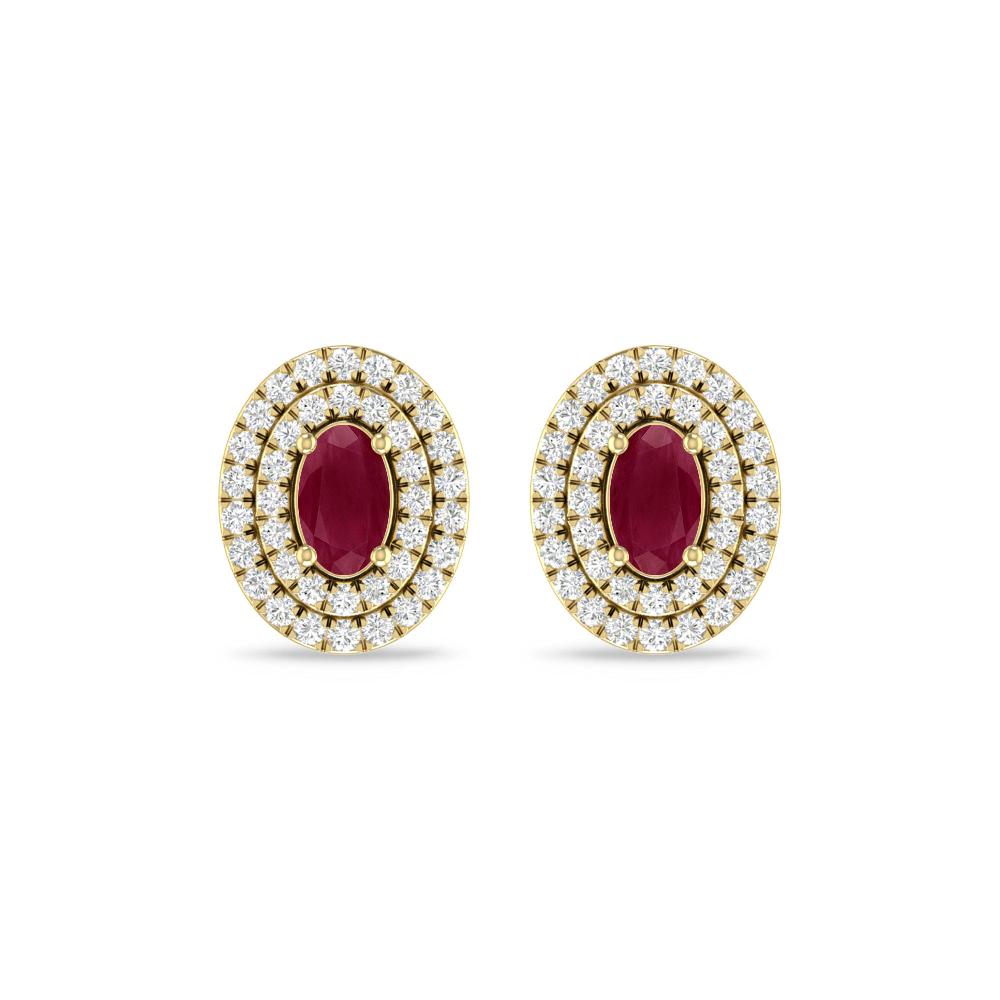 Yellow Gold - Ruby