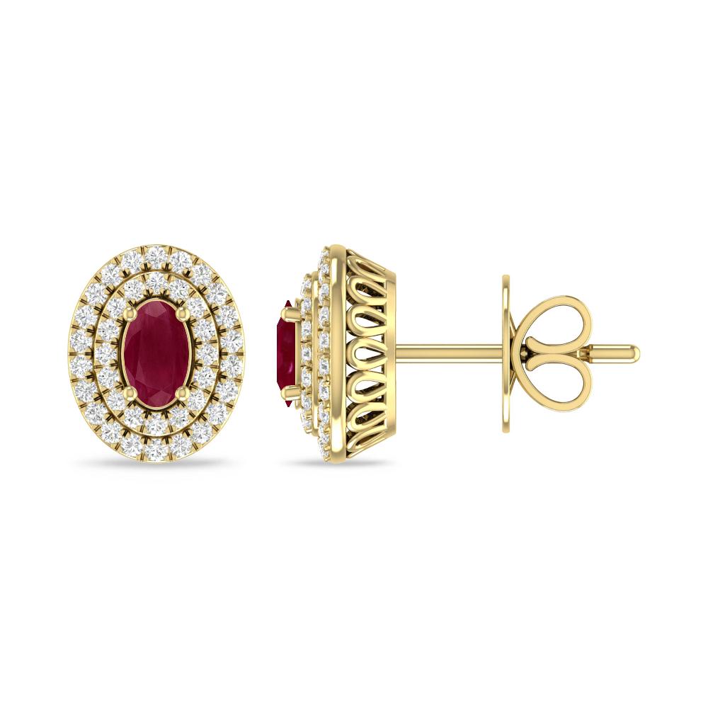 Yellow Gold - Ruby