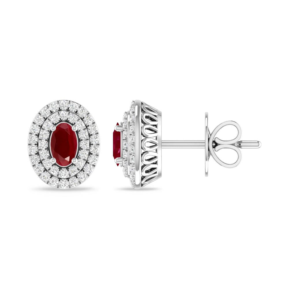 White Gold - Ruby