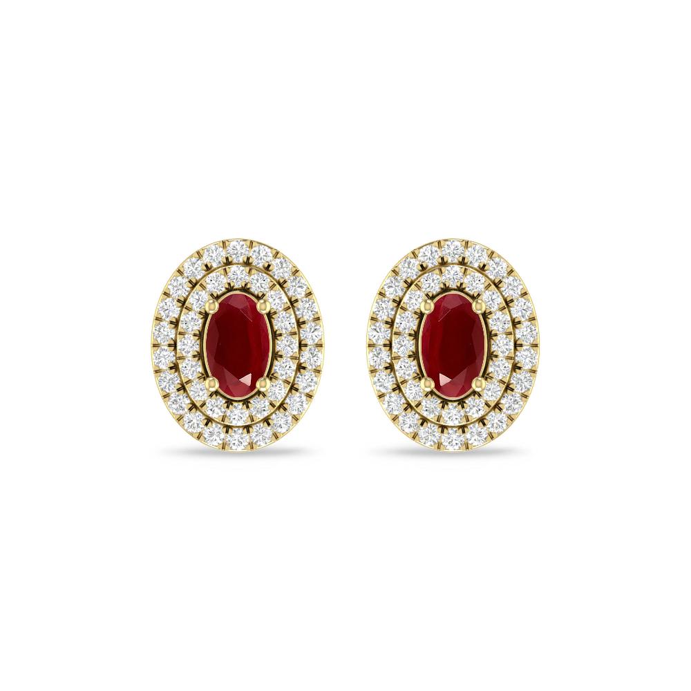 Yellow Gold - Ruby