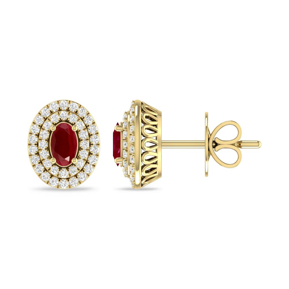 Yellow Gold - Ruby