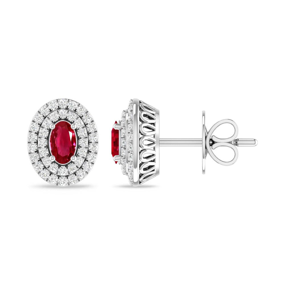 White Gold - Ruby