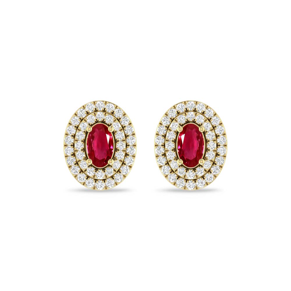 Yellow Gold - Ruby