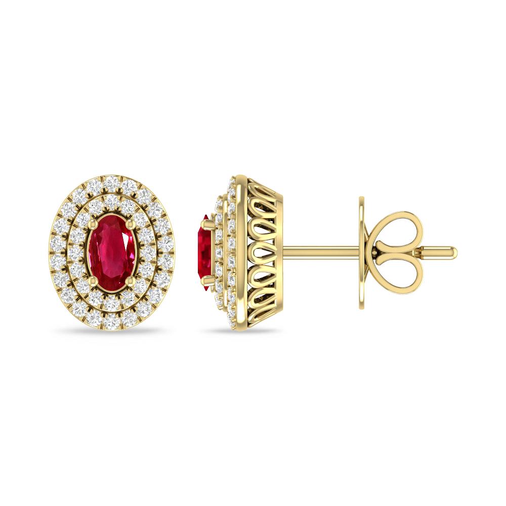 Yellow Gold - Ruby