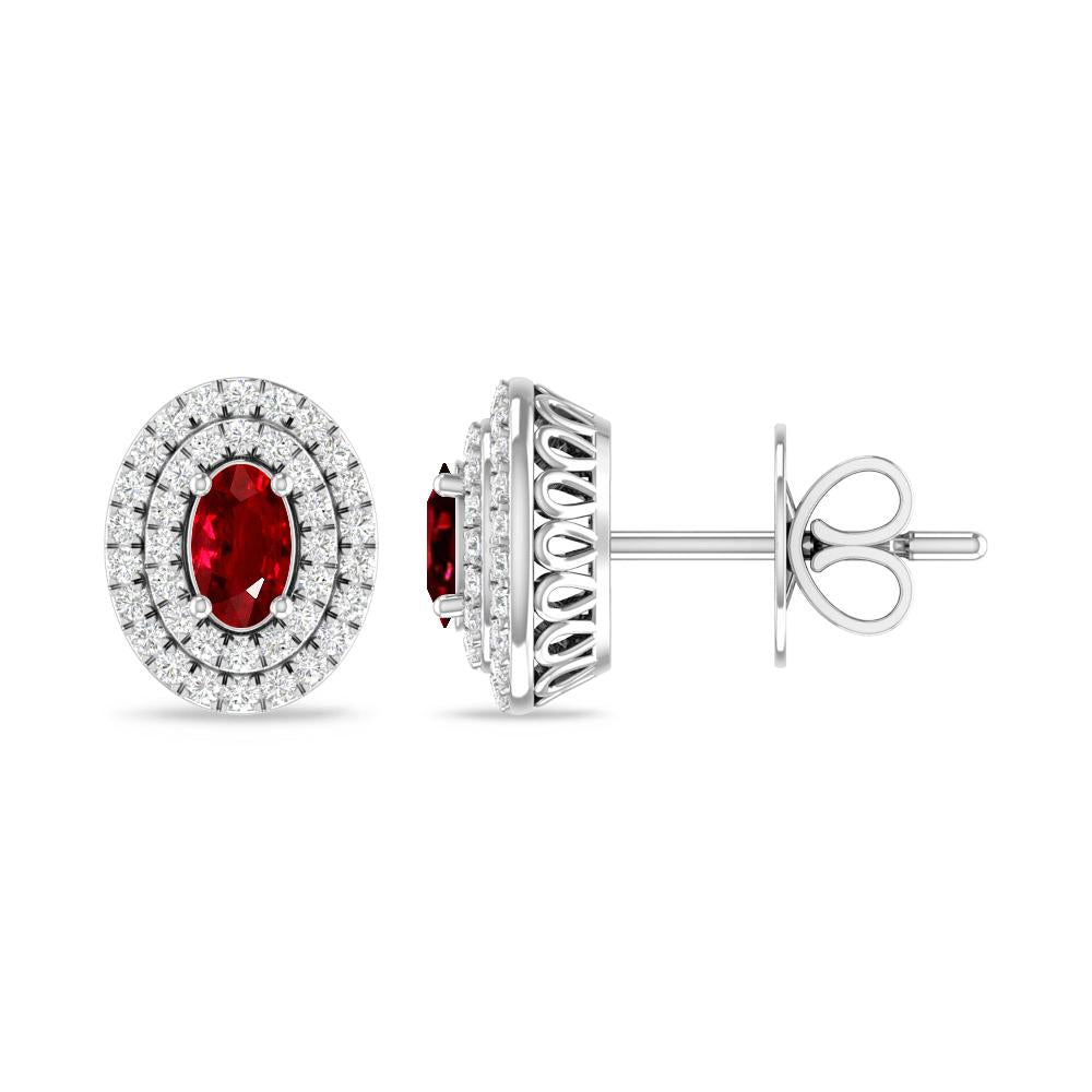 White Gold - Ruby