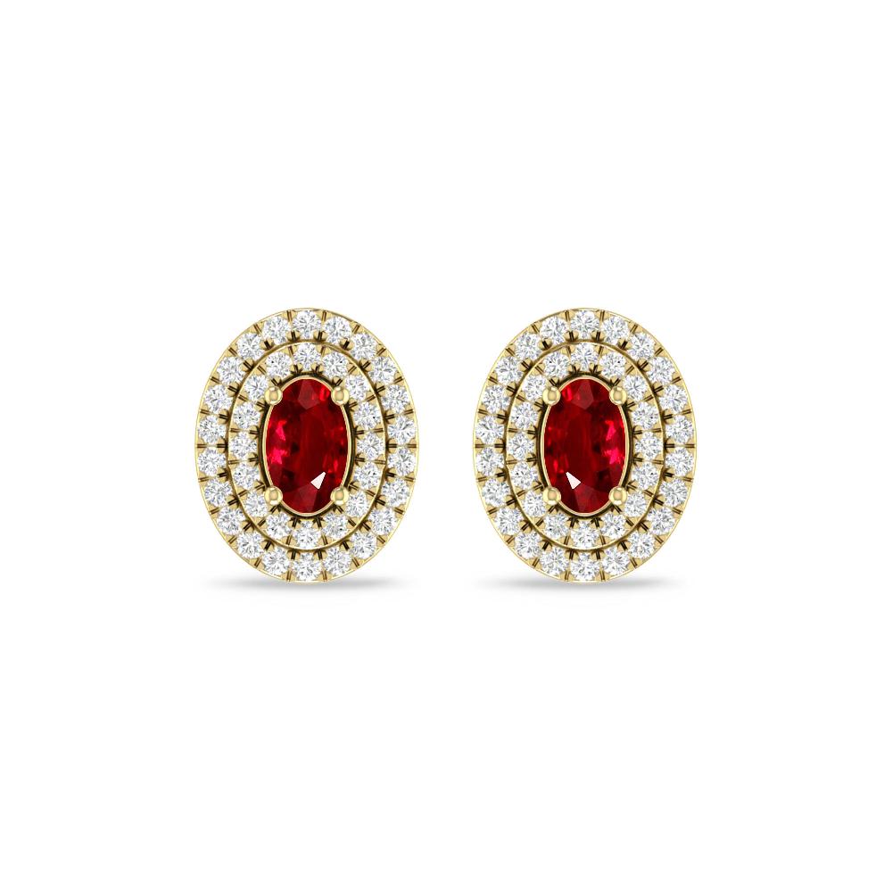 Yellow Gold - Ruby