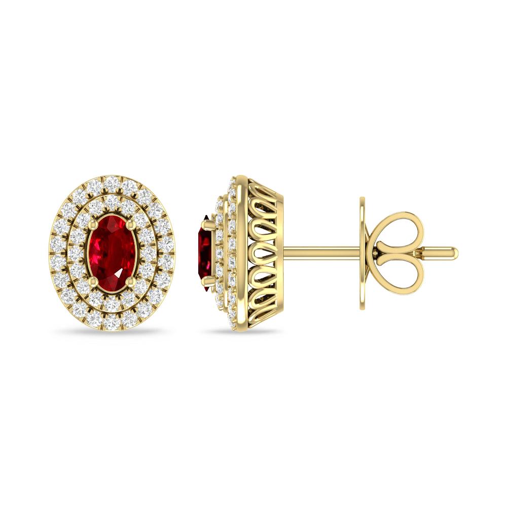 Yellow Gold - Ruby