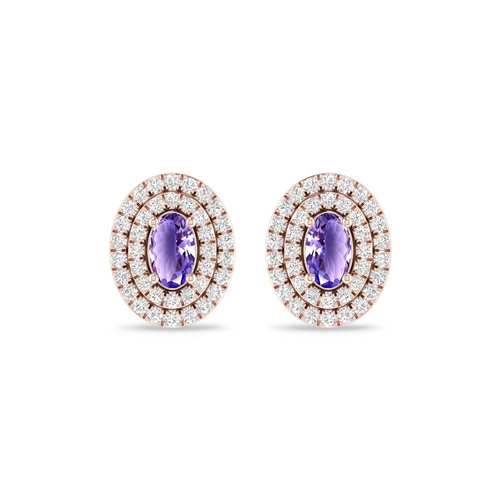 Rose Gold - Tanzanite