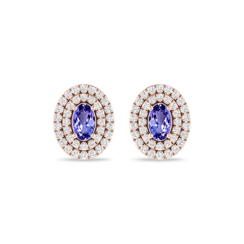 Rose Gold - Tanzanite
