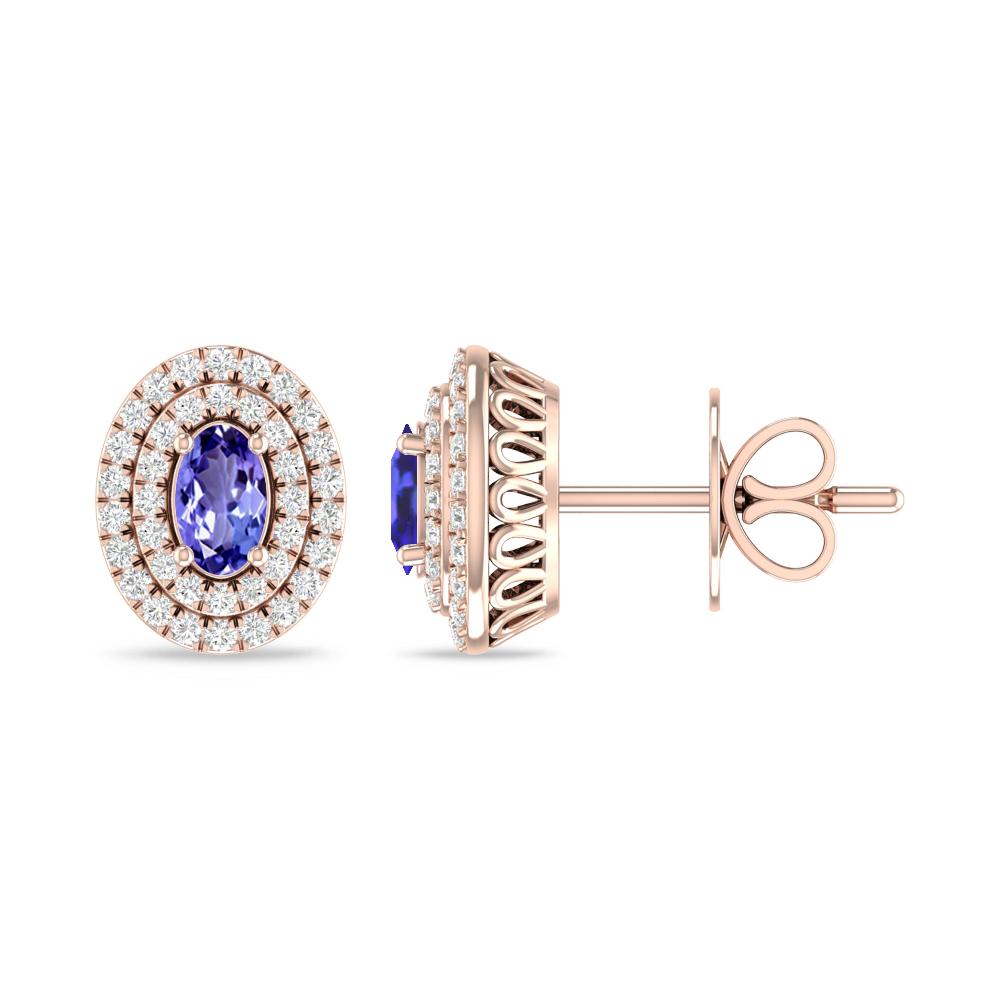 Rose Gold - Tanzanite