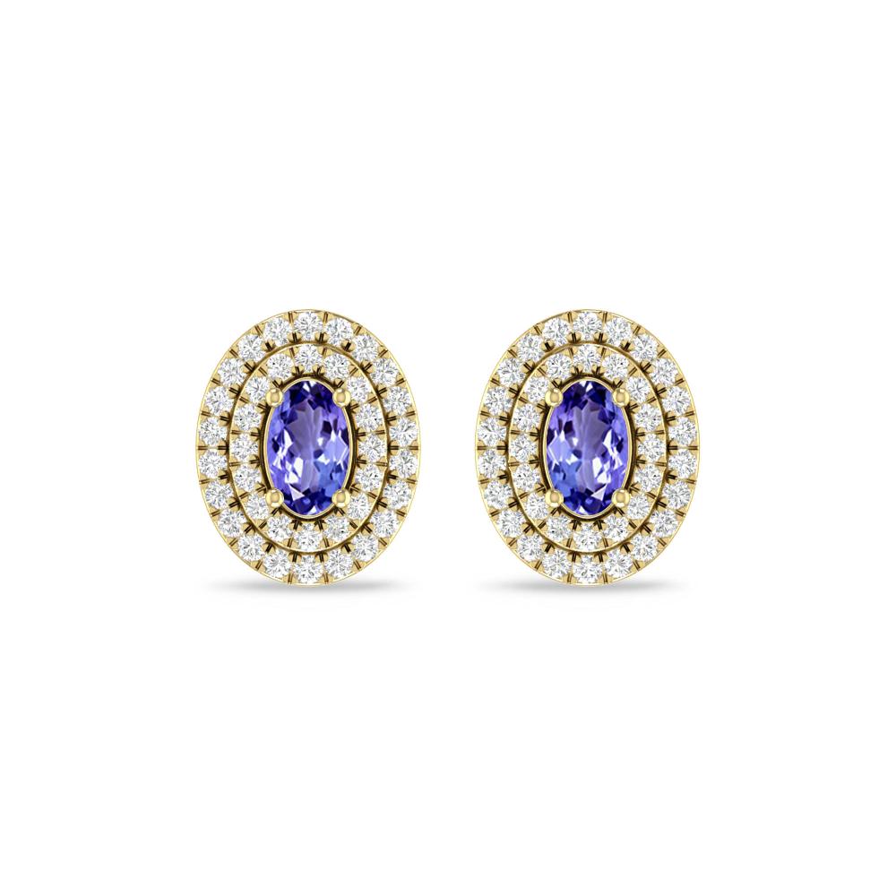 Yellow Gold - Tanzanite